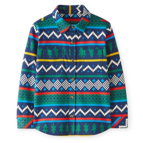 Hanna Andersson French Terry button down winter size 4 - Picture 2 of 4